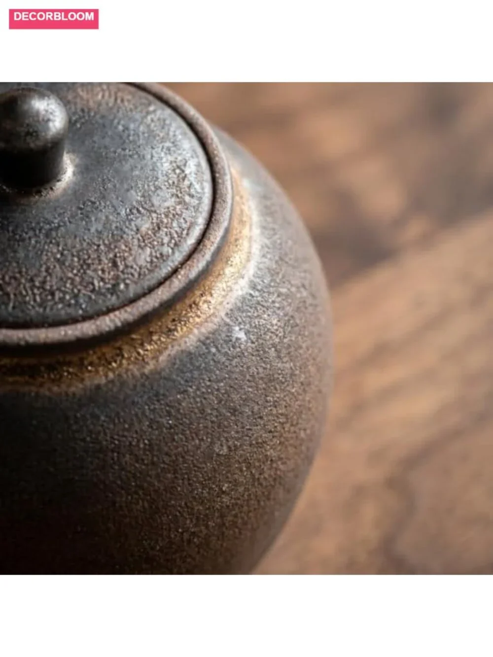 Ceramic Airtight Tea Jar Canister with Lid Food Storage Container